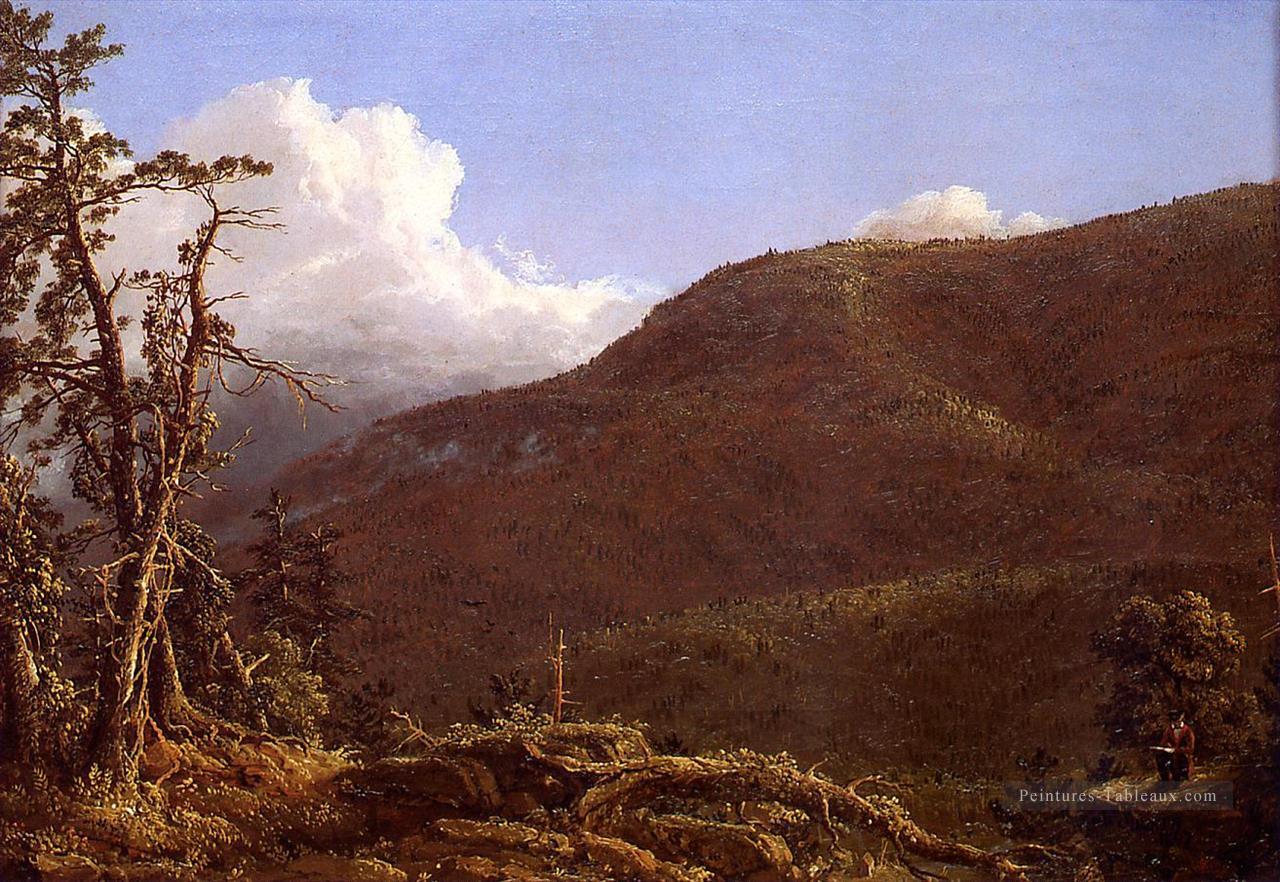 Nouvelle Angleterre Paysage2 paysage Fleuve Hudson Frederic Edwin Eglise Peintures à l'huile